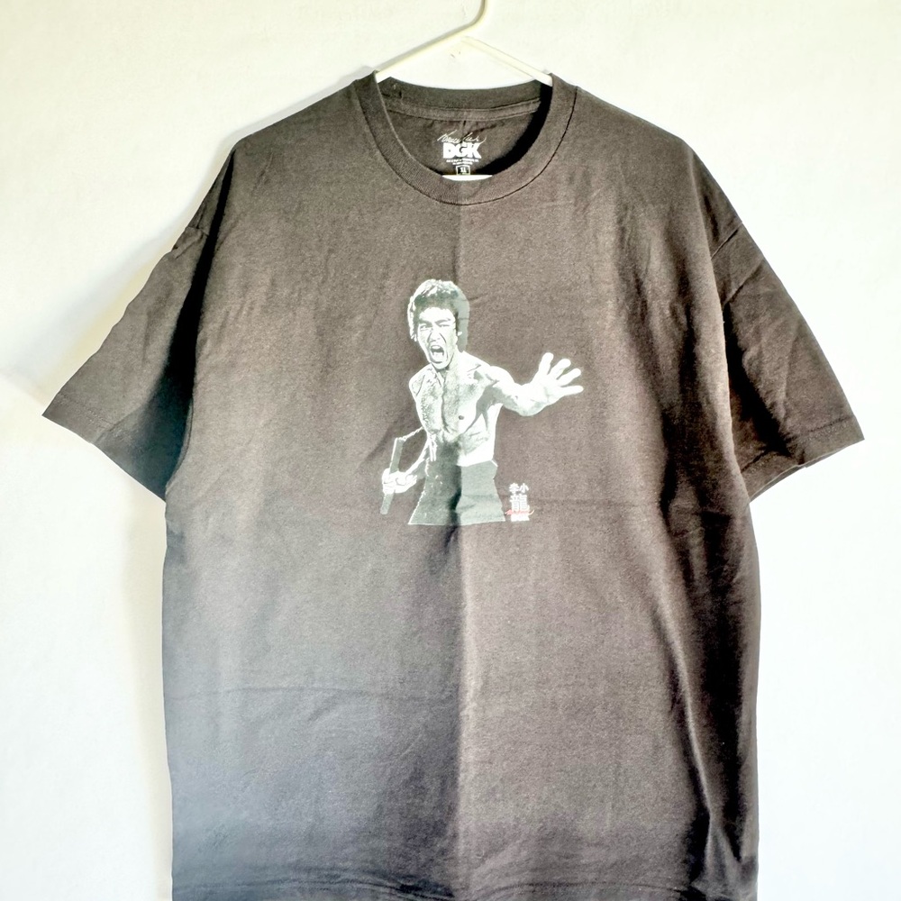 DGK Black Bruce Lee Graphic Men's T-Shirt